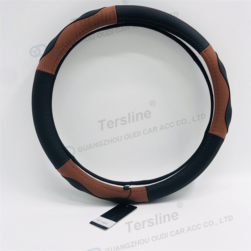 Genuine Leather Steering Wheel Cover