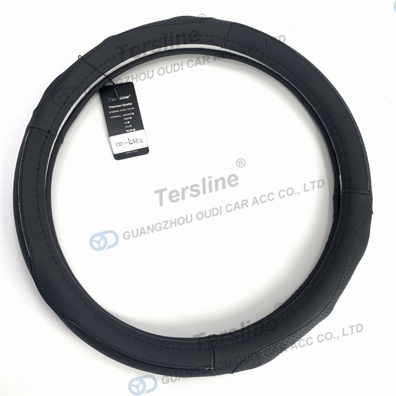 Genuine Leather Steering Wheel Cover