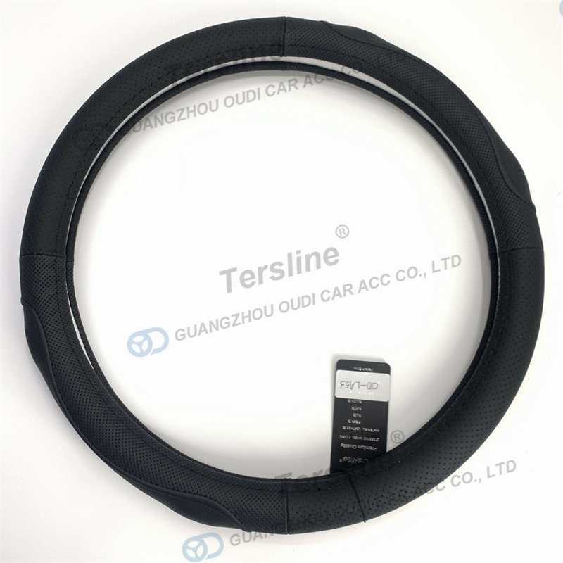 Genuine Leather Steering Wheel Cover