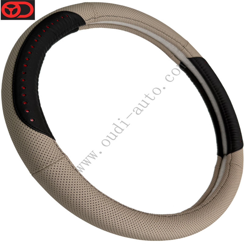 Genuine Leather Steering Wheel Cover OD-LA52