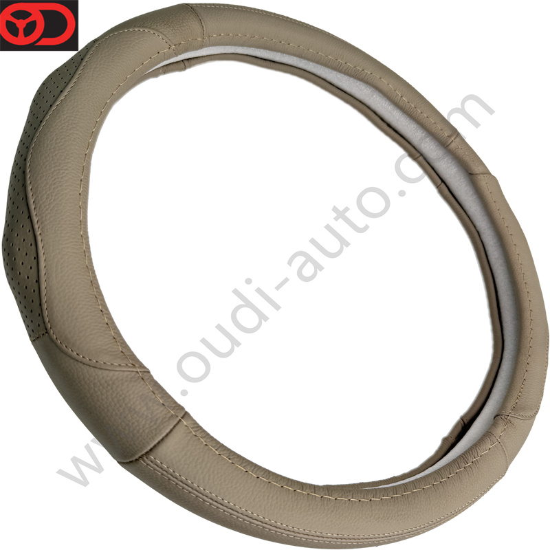 Genuine Leather Steering Wheel Cover OD-L56