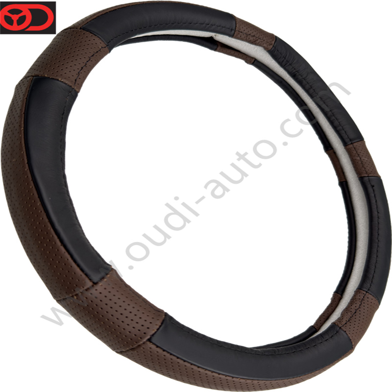 Genuine Leather Steering Wheel Cover OD-L58