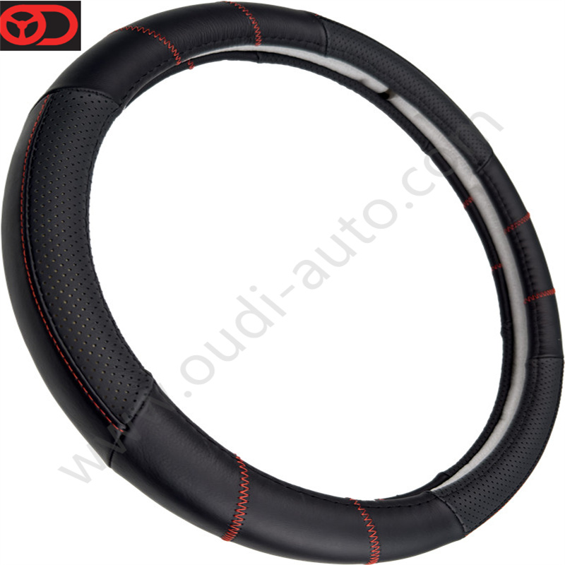 Genuine Leather Steering Wheel Cover OD-L59