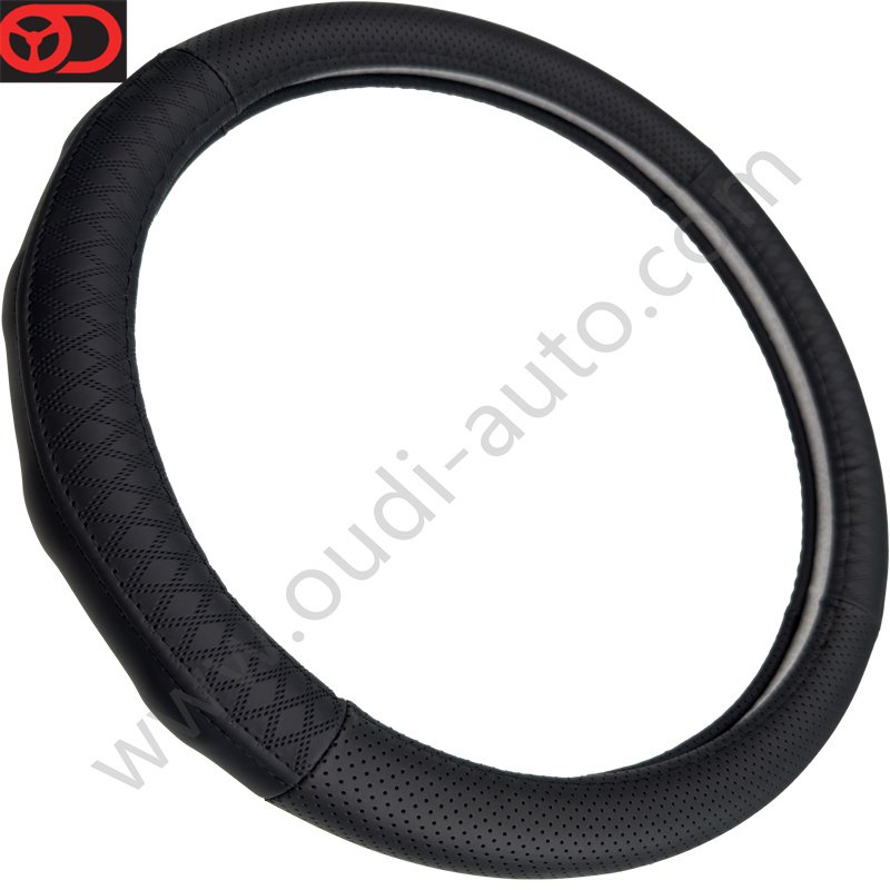 Genuine Leather Steering Wheel Cover OD-L63