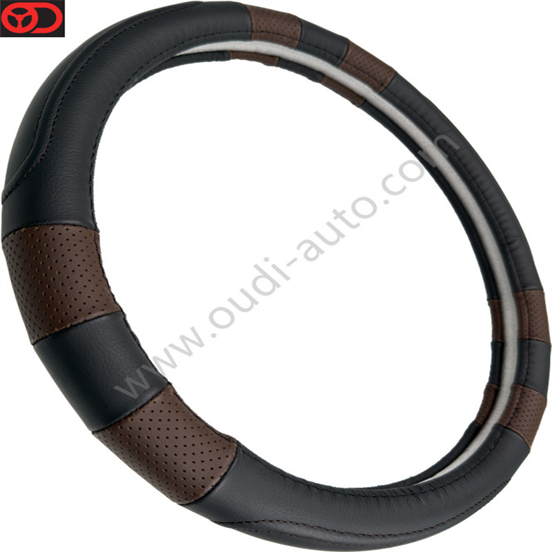 Genuine Leather Steering Wheel Cover OD-L57