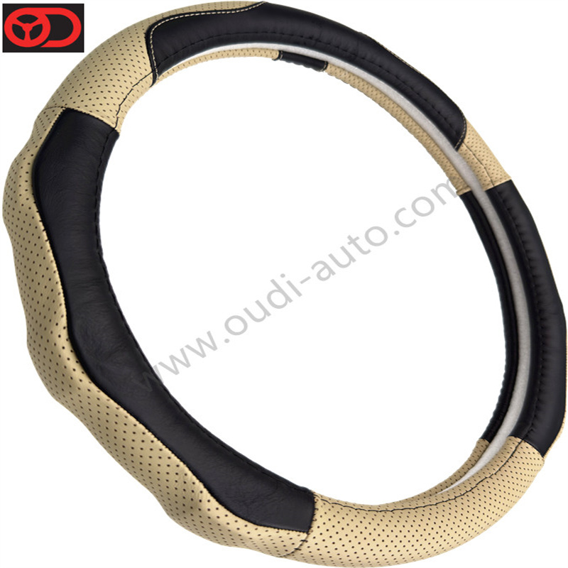 Genuine Leather Steering Wheel Cover OD-LA43